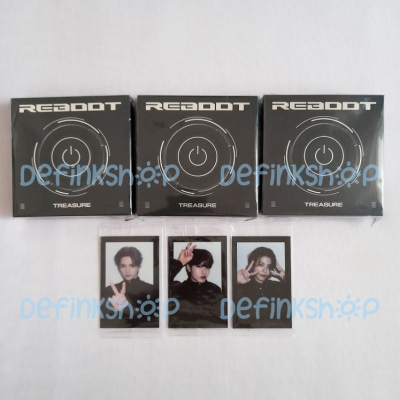 [READY STOCK] First Press 2nd Full Album Treasure - Reboot Kit ver Sealed POB Web Ktown4u Kihno PO B