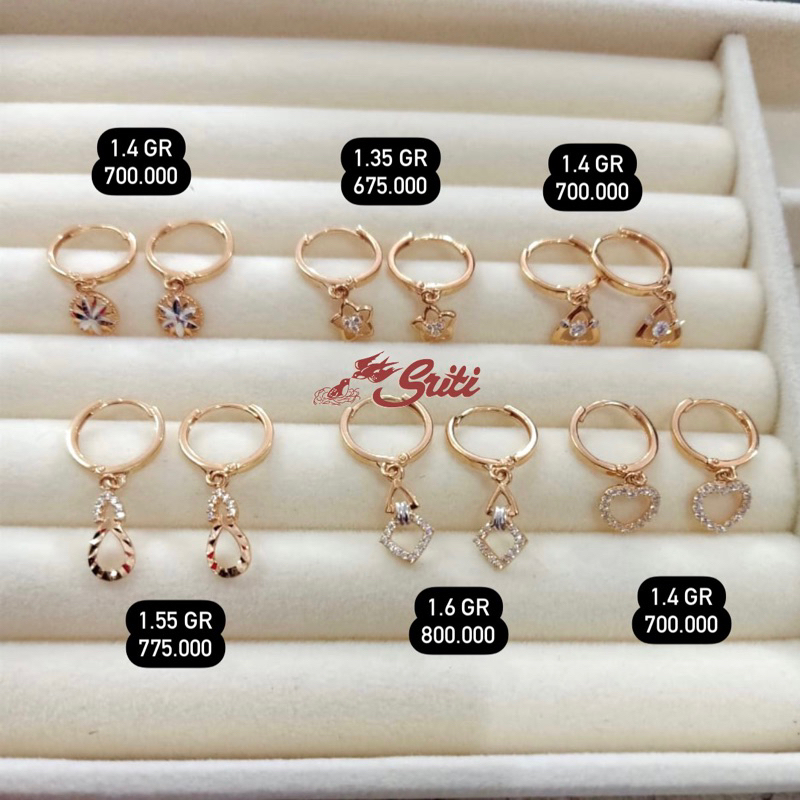 Anting Huggies Model A - Toko Mas Sriti
