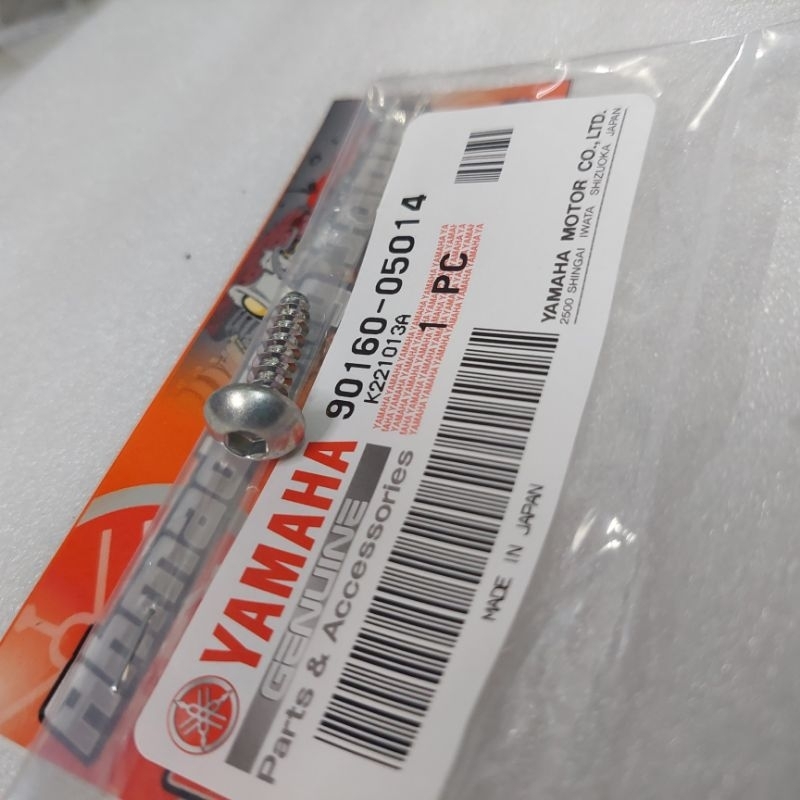 Baut L tutup stang nmax n max original yamaha 90160 05014