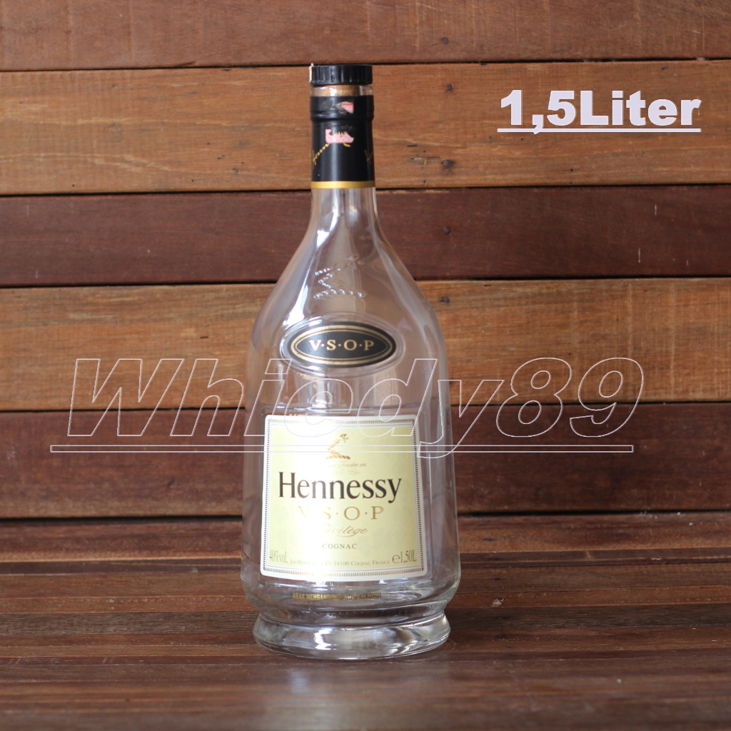 Botol bekas Hennessy buat koleksi pajangan caffe barbershop kedai coffe