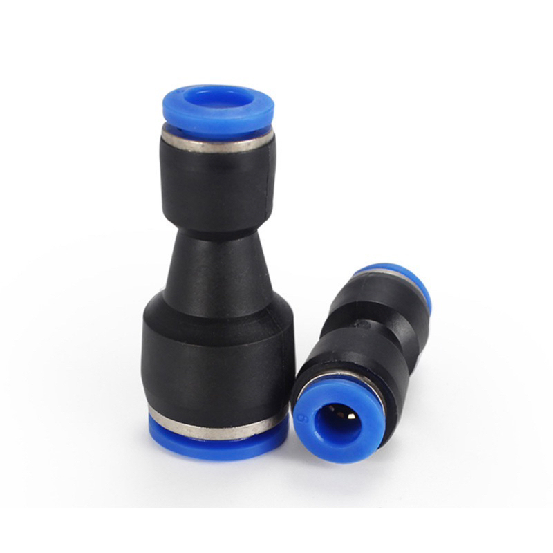 FITTING PNEUMATIC SAMBUNGAN SELANG LURUS KOMBINASI SELANG 10MM KE 6MM BPG 10-6