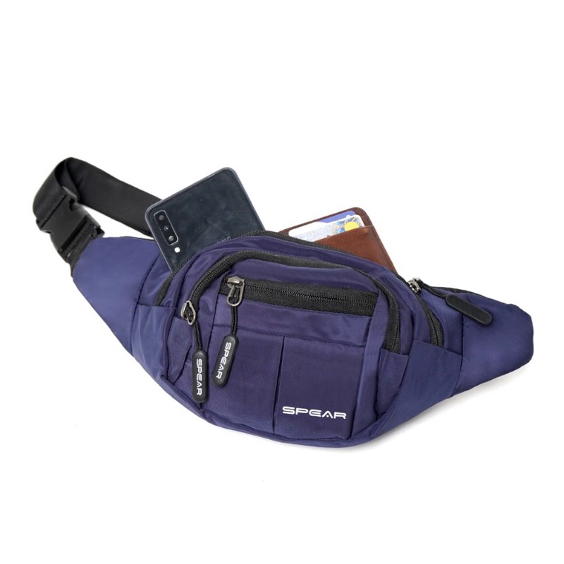 tas pinggang spear watterproof Tas Selempang Pria Casual Tas Pinggang Slempang Anti Air Sling Bag Wa