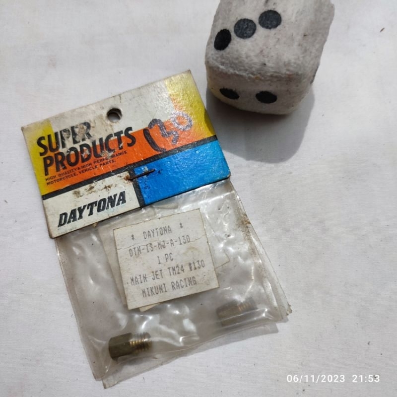 Main jet spuyer karburator mikuni tm24 f1zr fizr rxking satria lumba hiu rgr ukuran 130 original day
