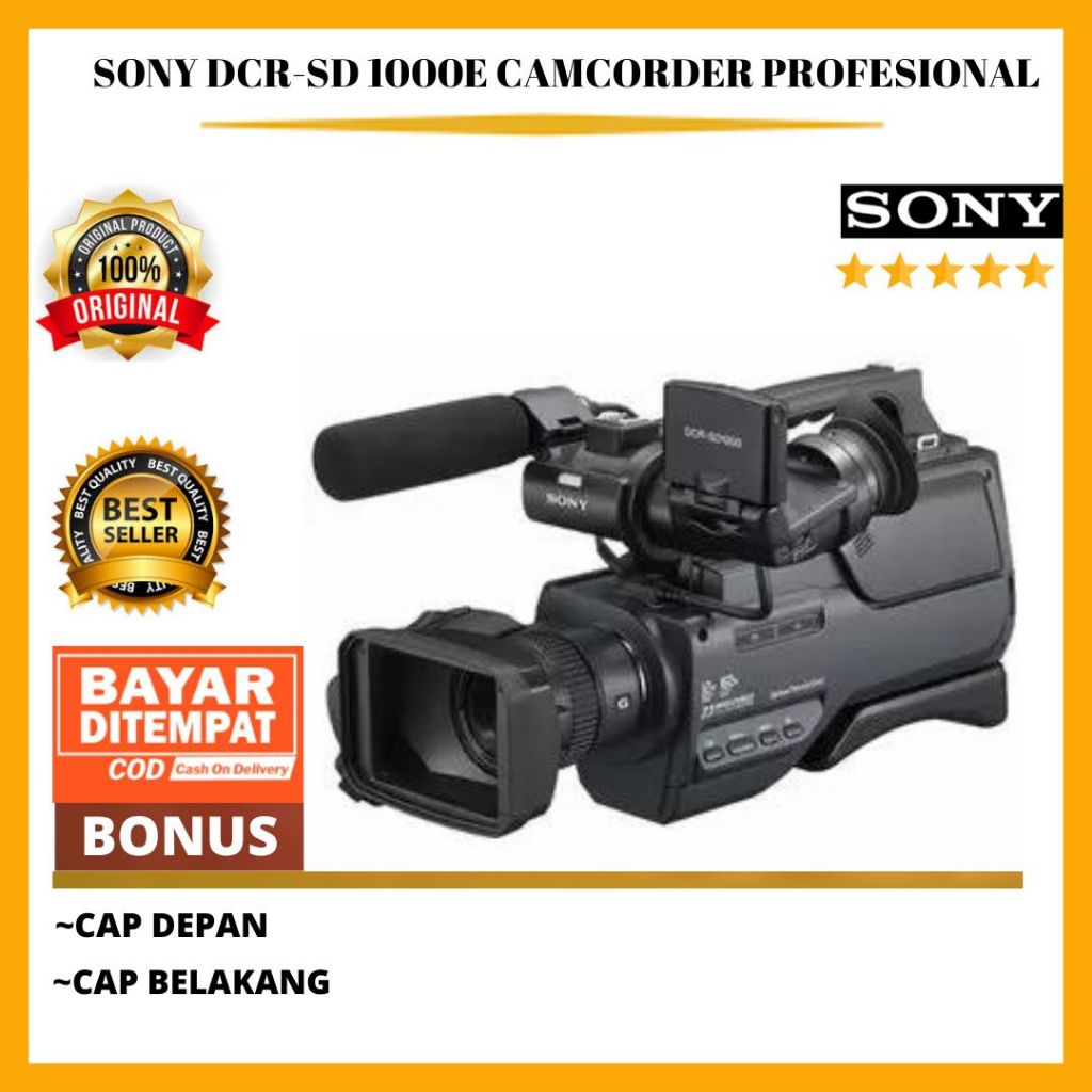 SONY DCR SD-1000E Camcorder PROFESIONAL