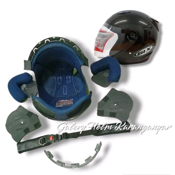 (CB) Paket Full set Busa Helm GIX Azzuri Dan G2 Centrino all Varian Warna Spon Helm