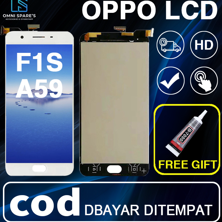 GROSIR_JAKARTA 【ORIGINAL】LCD OPPO F1S A59 Fullset Original Layar hp Touchscreen Sentuh Versi Tinggi