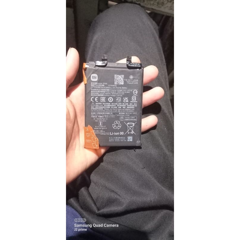 Batre xiaomi redmi note 12 pro batre xiaomi redmi note 11 pro 5g original copotan