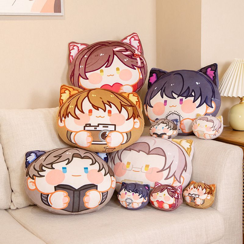 Tears of Themis Mochi Doll Luke Artem Vyn Marius Cute Keychain Plush Gantungan Kunci