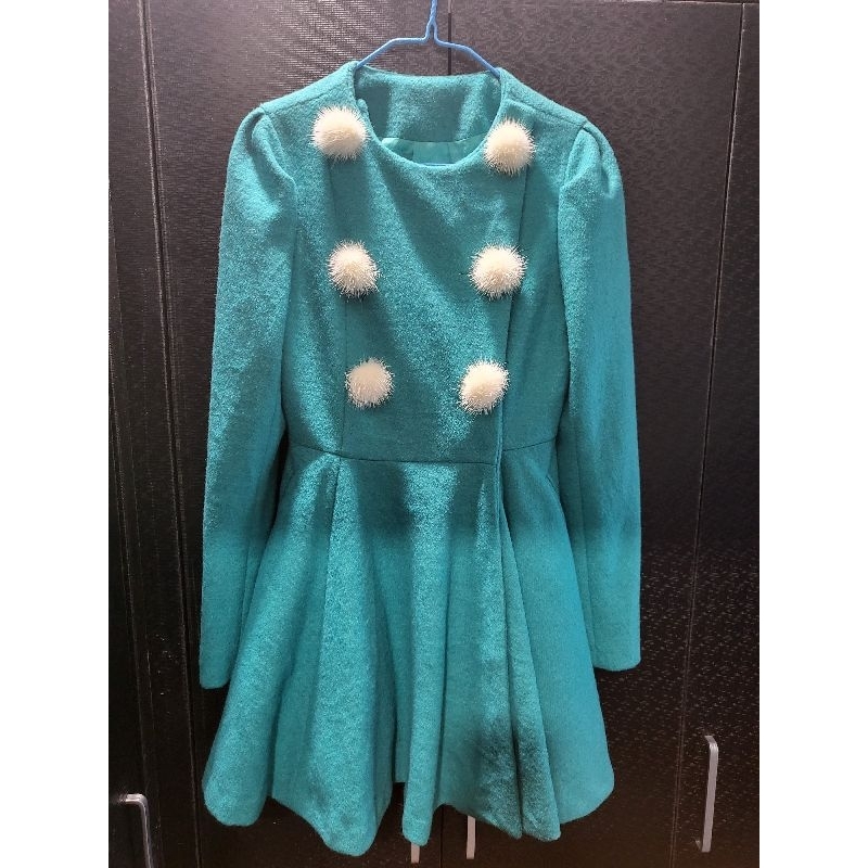 Coat/Mantel tebal Hijau Tosca preloved