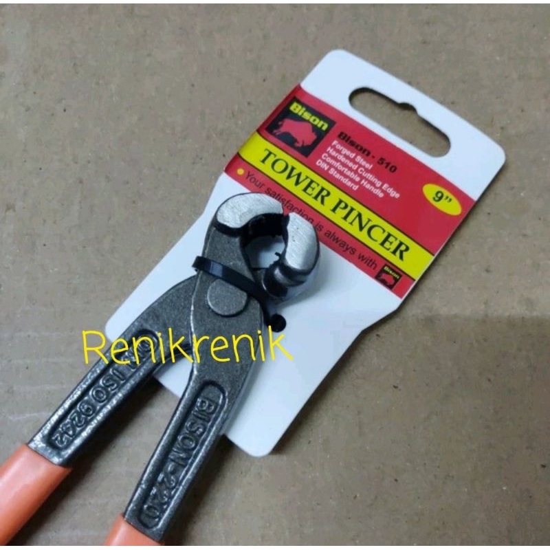 Tang Catut Kakak Tua Gegep Bison Tower Pincer 9"