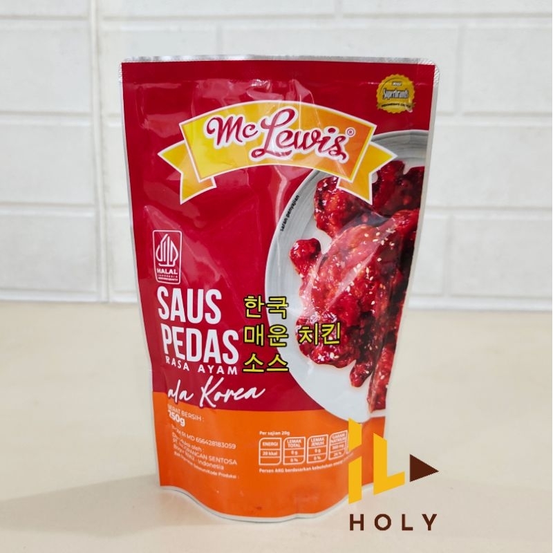 

Mc Lewis Saus Pedas Ala Korea (250gr) / Saus Pedas Korea