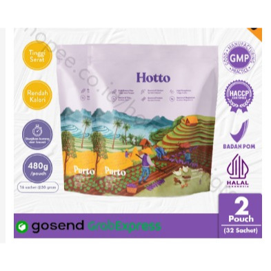 

Hotto Purto Multigrain Ubi Ungu Superfood Original - 2 Pouch (32 Sachet) Hotto Purto