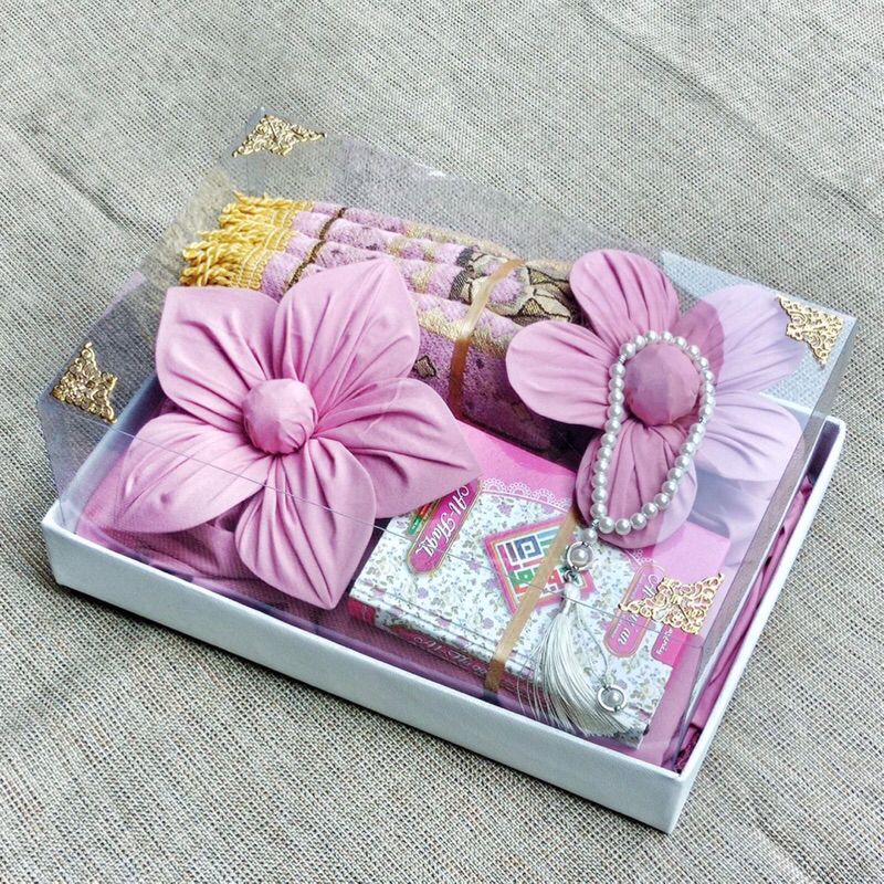 TERBARU MAHAR SEPERANGKAT ALAT SHOLAT UNTUK SESERAHAN NIKAH MUKENA PREMIUM SAJADAH TEBAL BOX BESAR