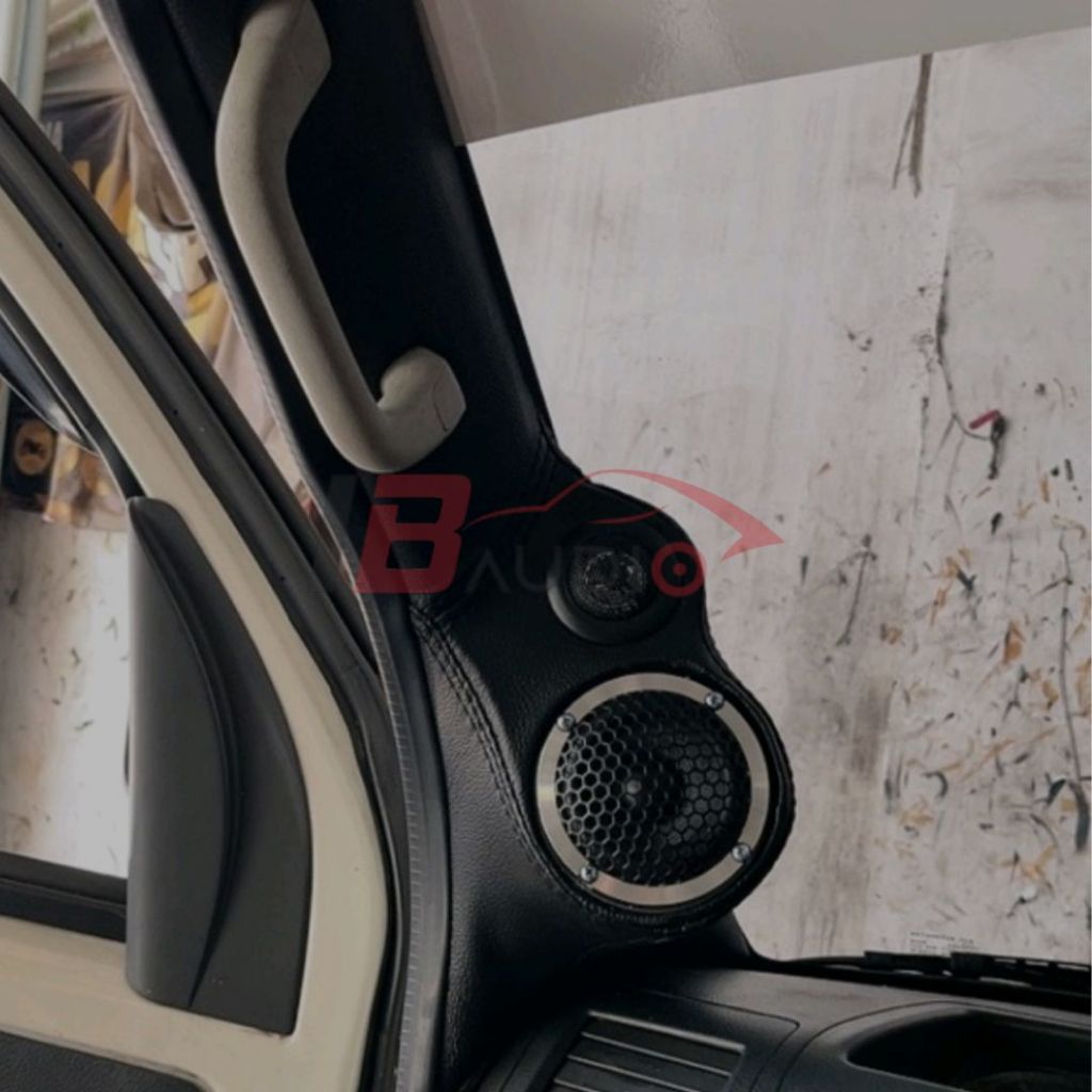 Garnish Cover Tiang Pilar A Kaca Depan Mounting Housing Speaker Mobil 3 Way Midrange Tweeter Daihats