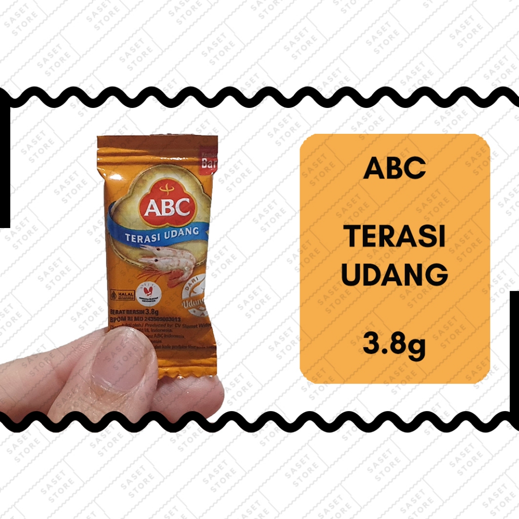 

ABC Terasi Udang 3.8g Sachet Bumbu Dapur Masak