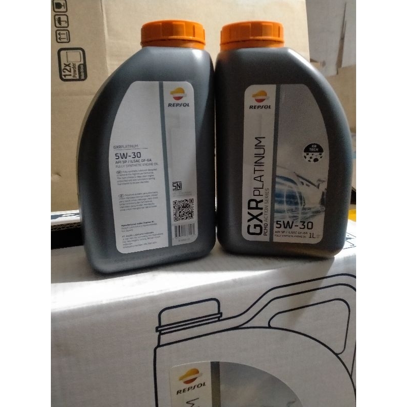 Oli Repsol GXR platinum 5w-30 ( 1liter ) galon