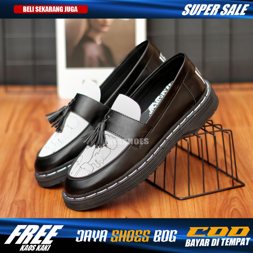Elgon Sepatu Docmart Pria Original Pantofel Formal Casual