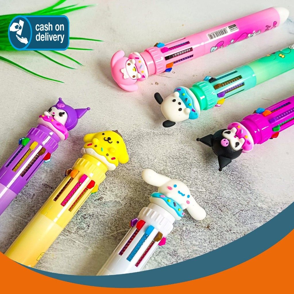 

PULPEN 10 WARNA SANRIO MECHANICAL KLIK CLICK KARAKTER UNIK MURAH PENCIL ALAT TULIS KANTOR SEKOLAH MURAH TERMURAH COD