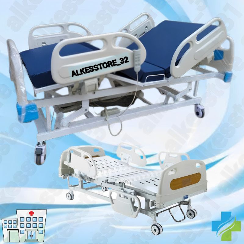 bed 3 crank kupu kupu , furniture alkes murah , ranjang kupu-kupu 3 crank