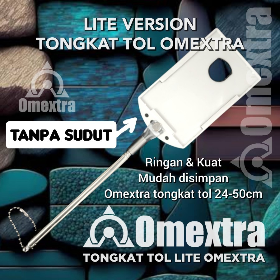 Tongkat Kartu Tol Adjustable Tangkai Stainless Tongkat Toll Stik Tol