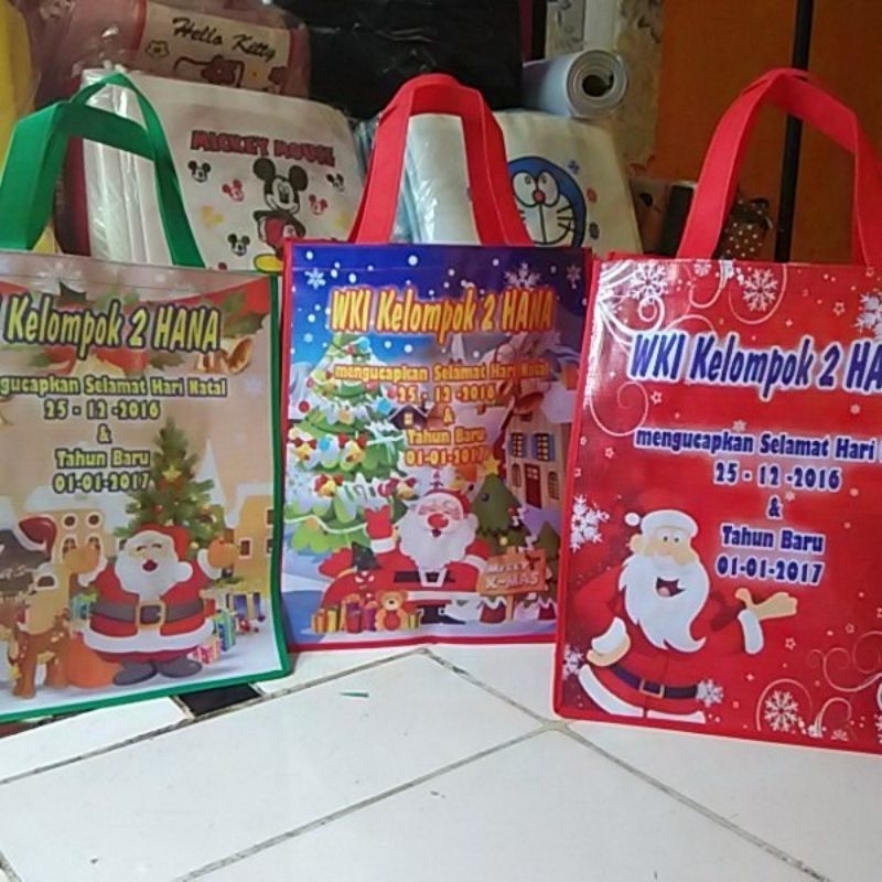 

Tas Natal, Goodie Bag Merry Christmas, Tas Bingkisan Natal