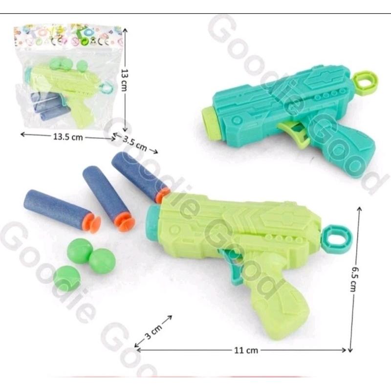 marvelashop| MAINAN PISTOL PELURU BUSA BULAT Pistol Tarik Soft Bola