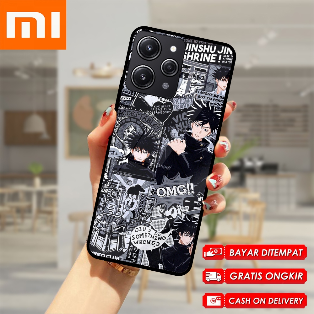 [ST25]  Case Glossy Xiaomi REDMI 12 | POCO X5 | POCO X5 PRO 5G | poco f5 5g |Casing Kilau Hp Motif M