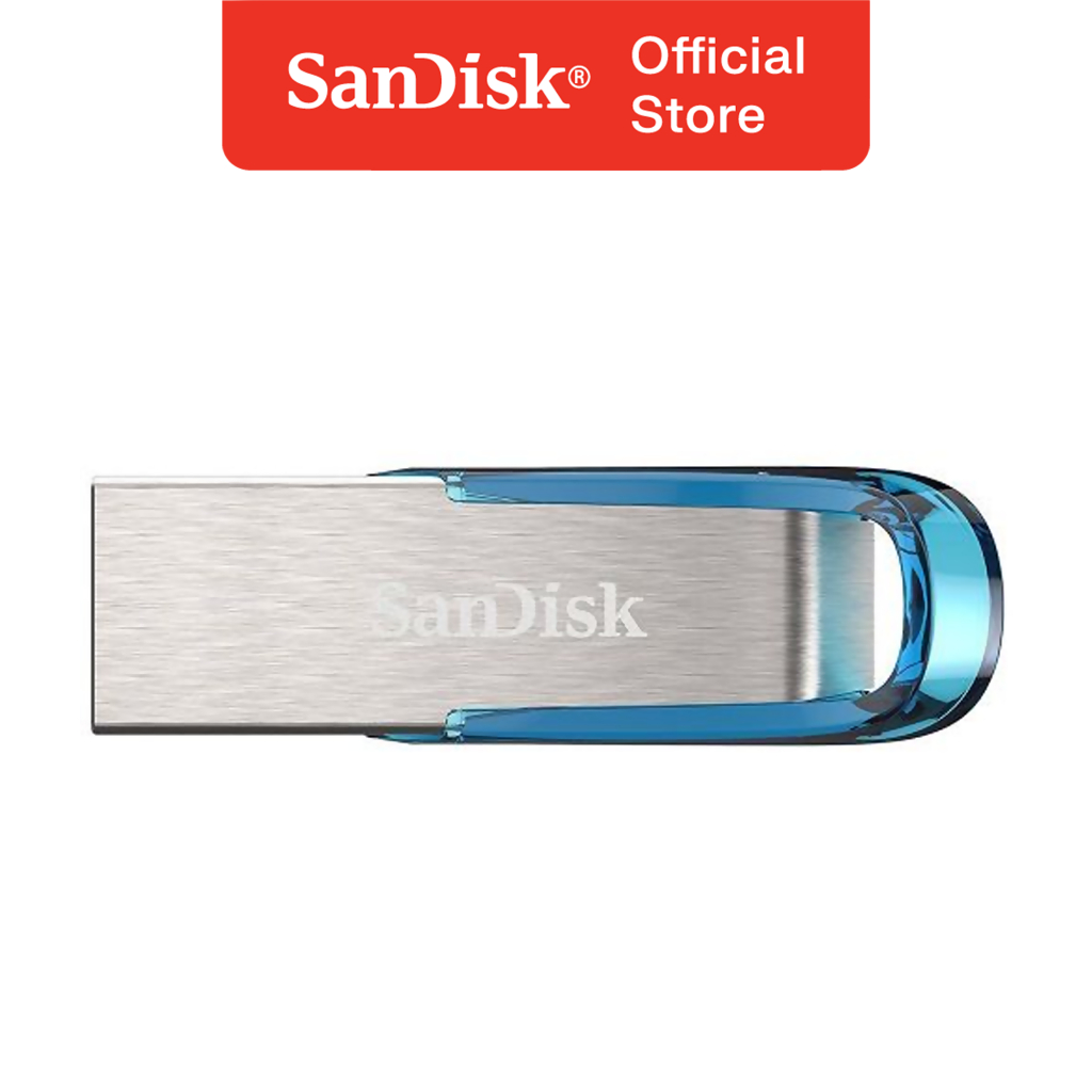 SanDisk CZ73 Ultra Flair 64GB Blue / Biru USB 3.0 (Up to 150MB/s) - Flashdisk