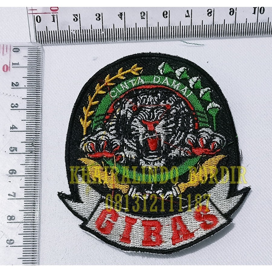 Atribut GIBAS / LOGO gibas / custom bisa / FULL bordir / harga grosir termurah