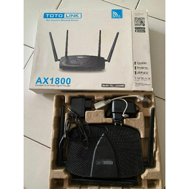 Router Toto-Link X5000R WiFi6 Ax1800 Dual Band