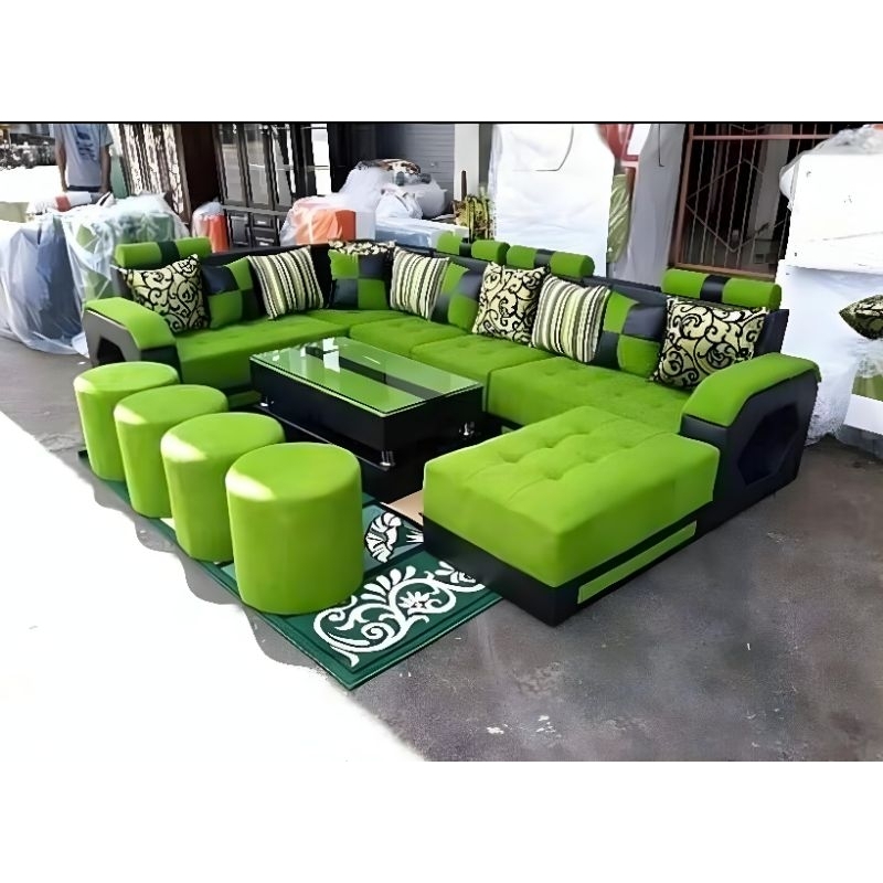 sofa beranak (sudut minimalis)