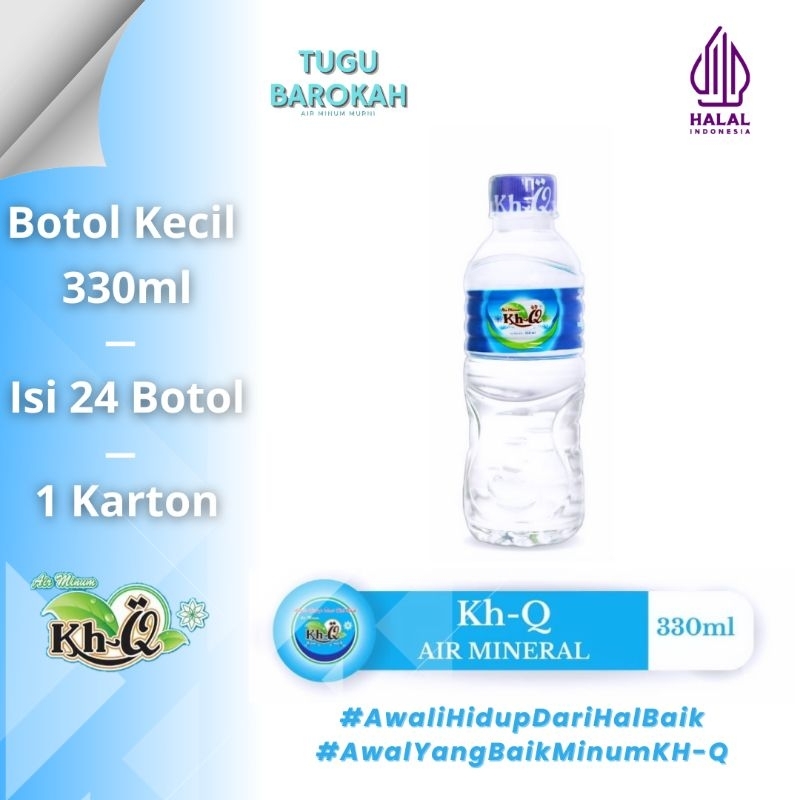 AIR MINERAL KH-Q (KHATAMAN QUR'AN) ISI 24 × 330ml/DUS