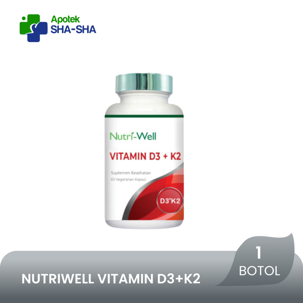 Nutriwell Vitamin D3 + K2 60 Capsules