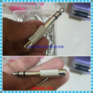G250 ORIGINAL Jack rca cewe jek akai akay 6,5mm cowo mic adapter mik konektor microphone sambungan s