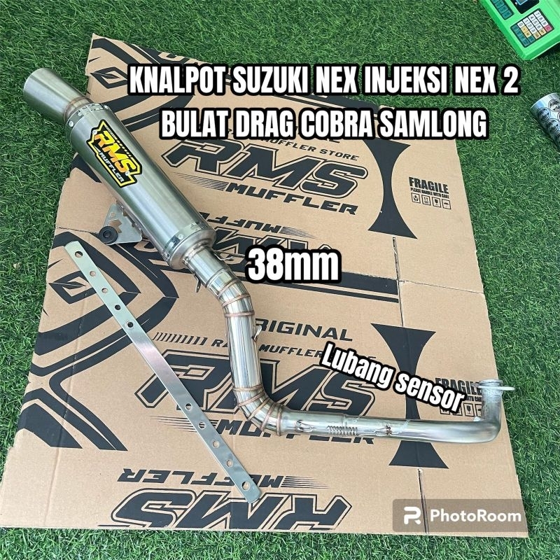 knalpot nex injeksi nex 2 cobra samlong rms inlet 38 sarangan bisa request