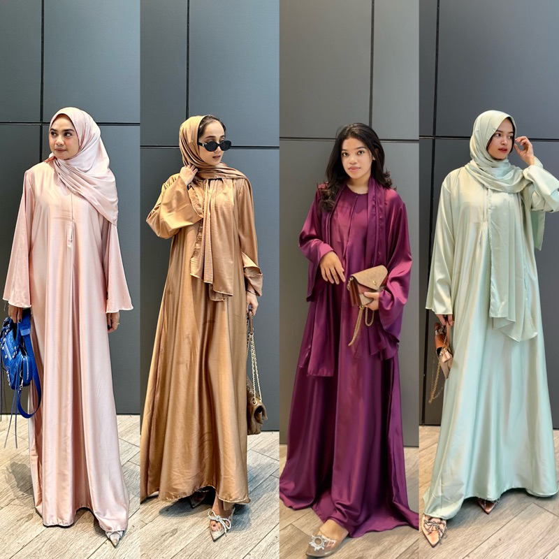 MEDINA ABAYA SATU SET PASMINA FREE PASMINA ABAYA DUBAI ABAYA MURAH ABAYA BUSUI