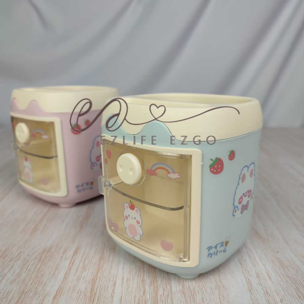 

Kotak pensil desk set unik cantik lucu tempat alat tulis souvenir hadiah