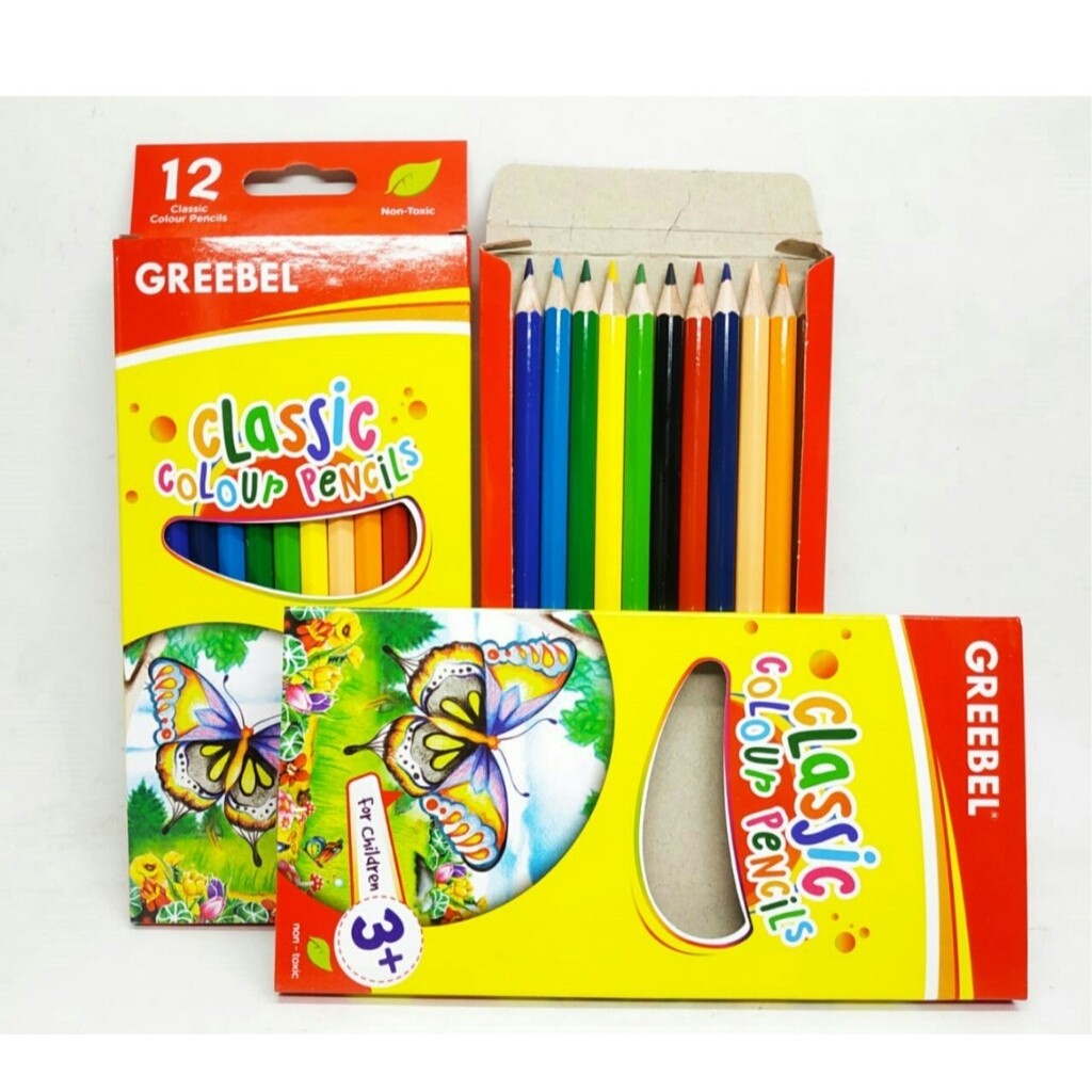 

PENSIL WARNA GREEBEL (7012) 12 PANJANG