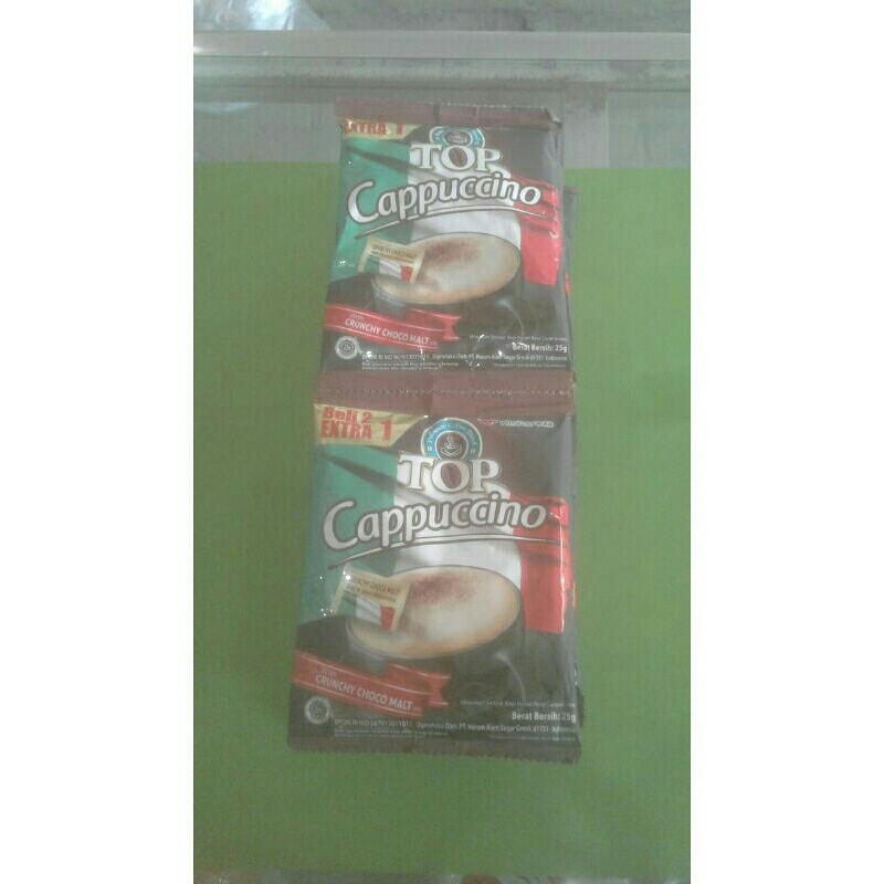 

Top Cappuccino 1 Renteng Isi 15 bungkus