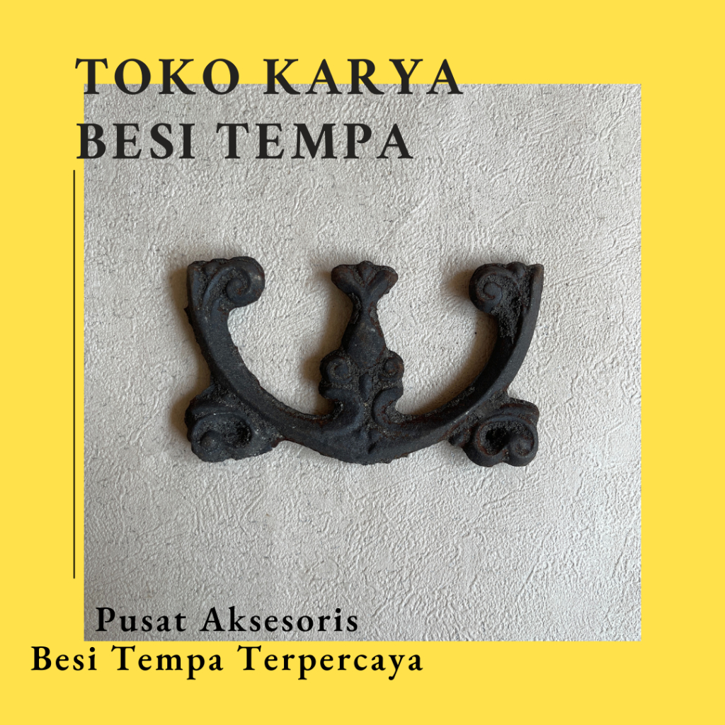 Ornamen Pagar Besi Cor 228 / Ornamen Besi Tempa / Ornamen Pagar Besi dan Tralis / Aksesoris Besi Tem