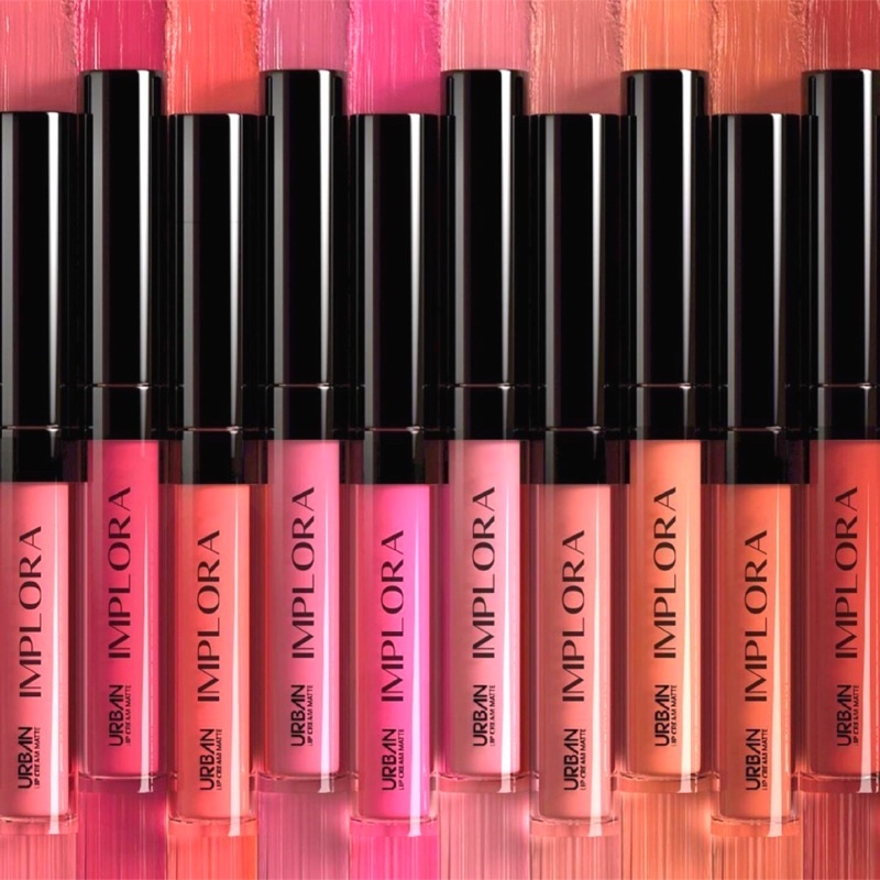 IMPLORA URBAN LIP CREAM MATTE READY 20 WARNA ORIGINAL Implora Urban Lip Cream Matte Krim BPOM Resmi 