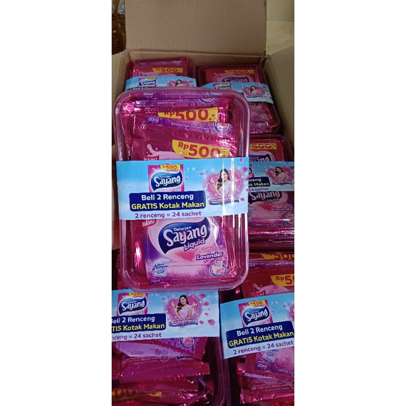 SAYANG LIQUID DETERGEN SACHET
