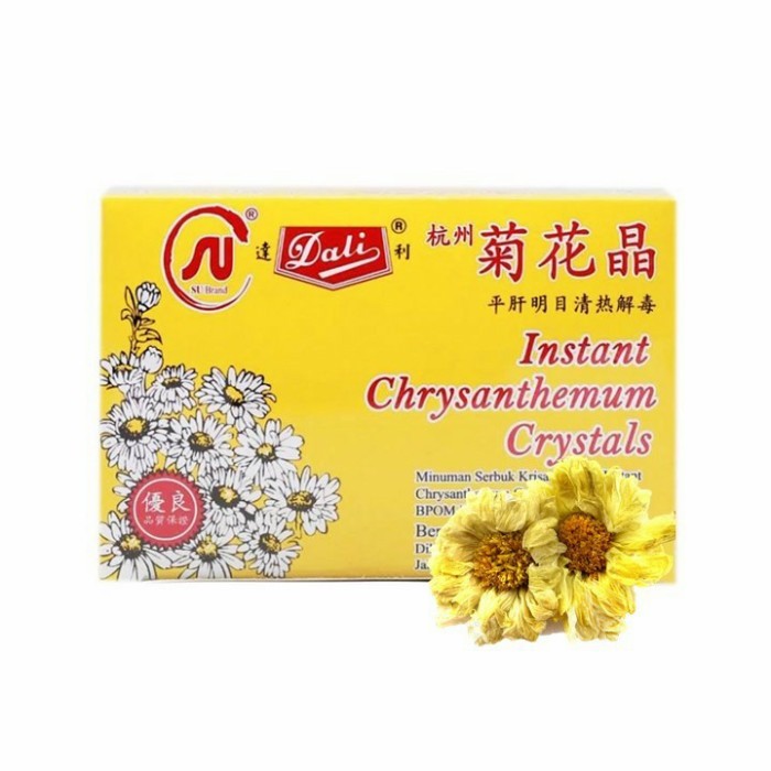 

SU Brand Dali Instant Chrysanthemum Crystals Teh Bunga Krisan Box Isi 10 Sachet X 20 GR