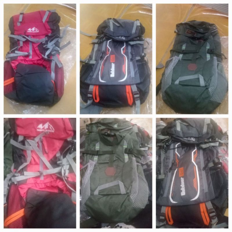 TAS GUNUNG 60L - TAS CARIEL 60L - TAS HIKING - TAS TRAVELLING - TAS CAMPING - TAS OUTDOOR