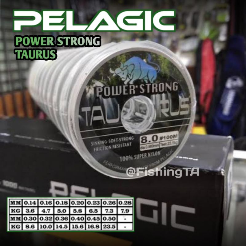 SENAR POWER STRONG TAURUS PELAGIC 100M BENING