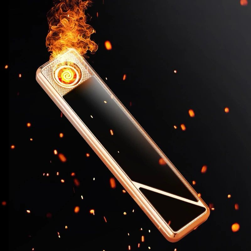 RB Korek Api Unik Elektrik Kecil Sliding Korek USB Bisa Cas USB Murah