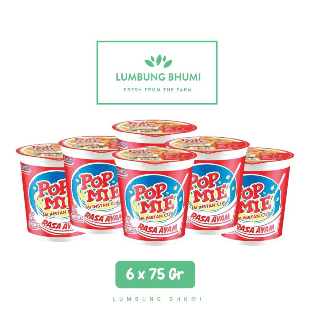 

POP MIE Rasa Ayam 75 Gr Grosir 1 Pcs - Lumbung Bhumi