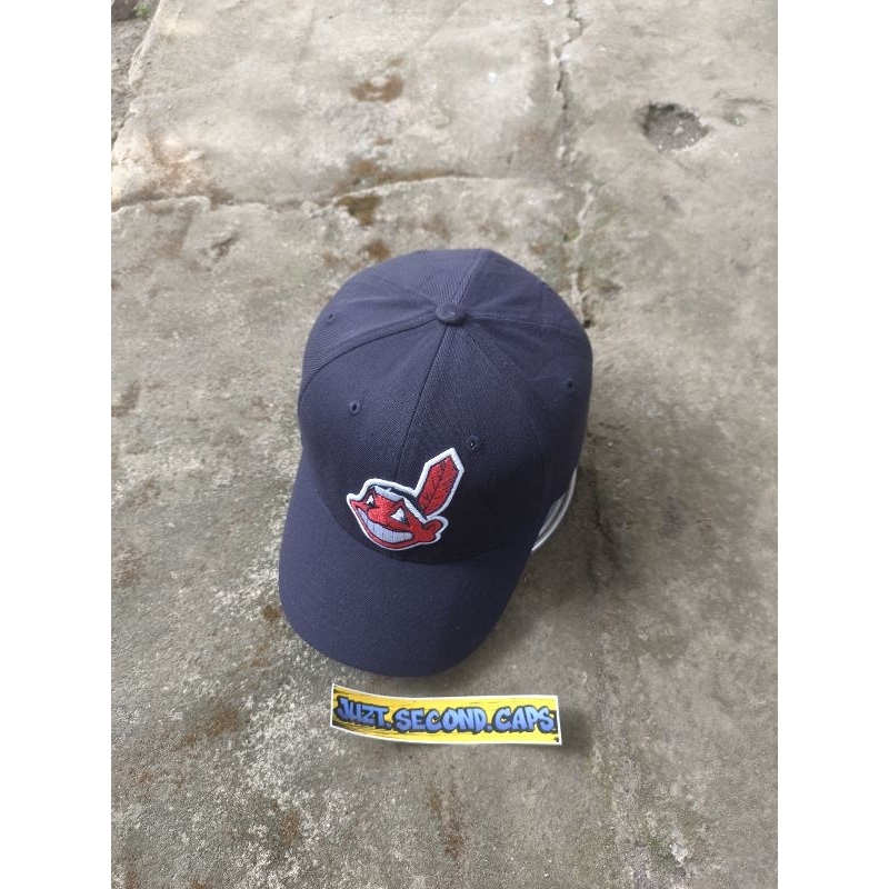 Topi Caps Baseball MLB Cleveland Guardians/Indian Second Original Branded