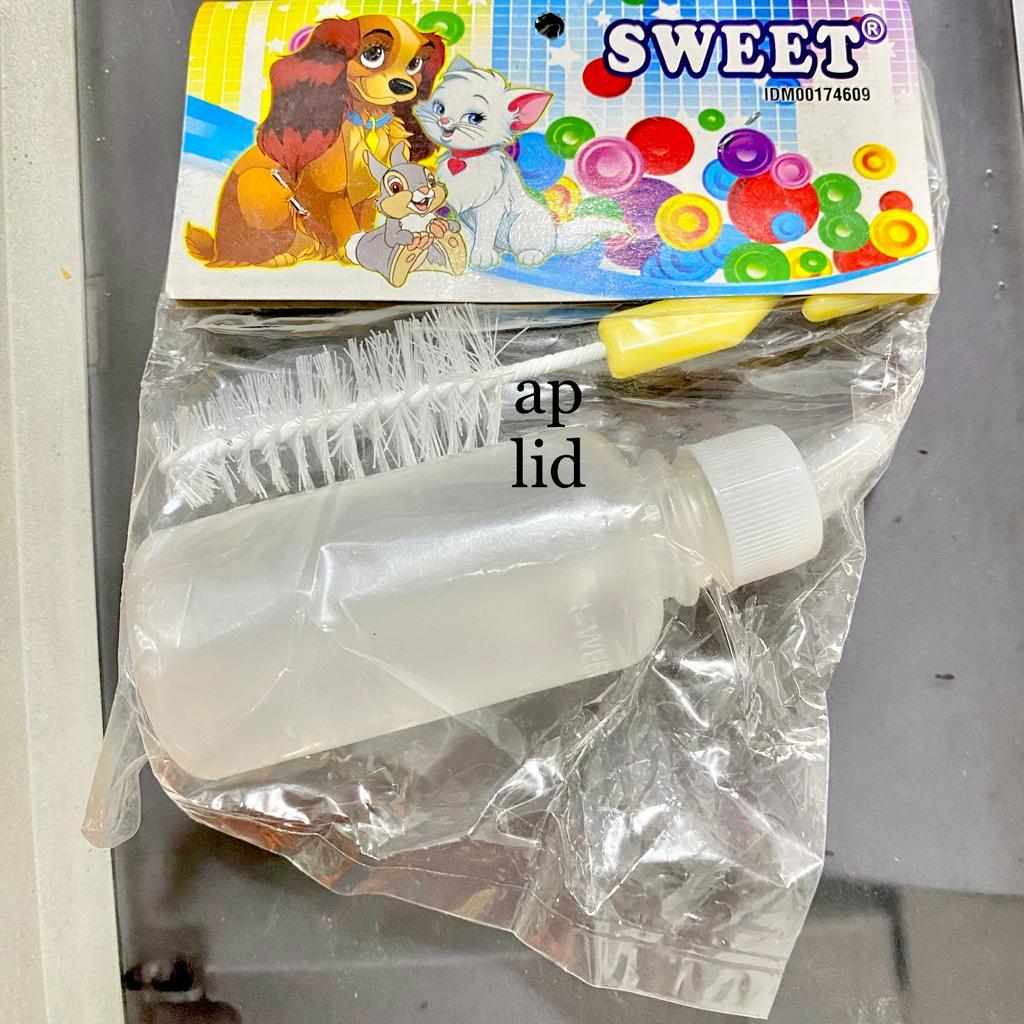 Dot kucing botol kucing dot 60ml peralatan air minum anak kucing dot botol anjing