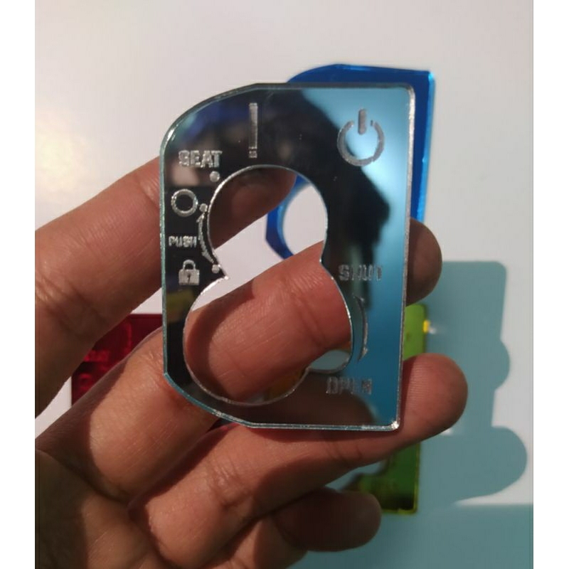 Emblem Akrilik Kunci Motor Beat Deluxe/Beat Street/Genio/Scoopy